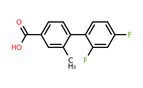 1261962-39-3 | 4-(2,4-Difluorophenyl)-3-methylbenzoic acid