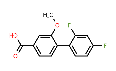 1261962-44-0 | 4-(2,4-Difluorophenyl)-3-methoxybenzoic acid