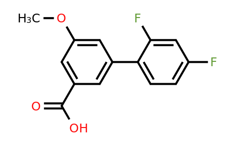 1261962-51-9 | 3-(2,4-Difluorophenyl)-5-methoxybenzoic acid