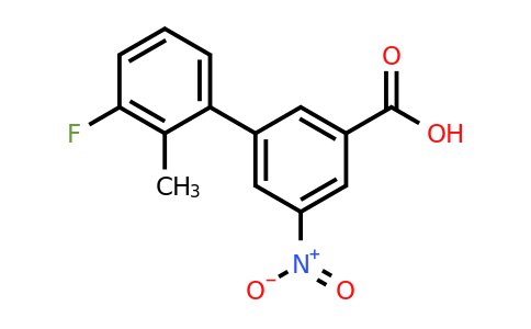 1261962-57-5 | 3'-Fluoro-2'-methyl-5-nitro-[1,1'-biphenyl]-3-carboxylic acid