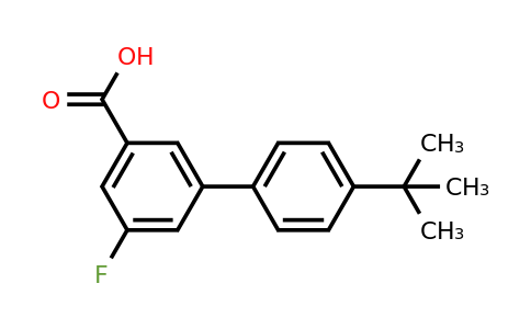 1261962-79-1 | 5-Fluoro-3-(4-t-butylphenyl)benzoic acid