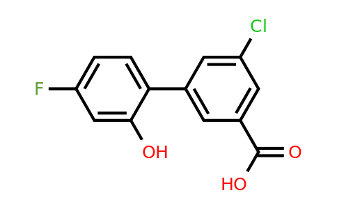1261962-98-4 | 5-Chloro-3-(4-fluoro-2-hydroxyphenyl)benzoic acid