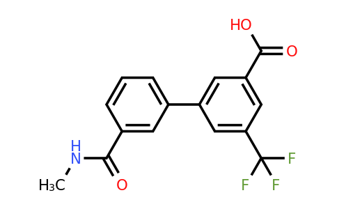 1261963-10-3 | 3-[3-(N-Methylaminocarbonyl)phenyl]-5-trifluoromethylbenzoic acid