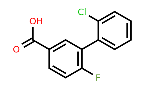 1261963-31-8 | 3-(2-Chlorophenyl)-4-fluorobenzoic acid