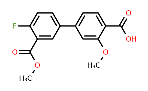 1261963-32-9 | 4-(4-Fluoro-3-methoxycarbonylphenyl)-2-methoxybenzoic acid