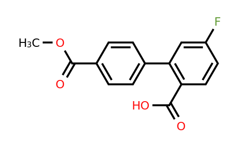 1261963-37-4 | 4-Fluoro-2-(4-methoxycarbonylphenyl)benzoic acid