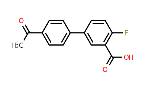 1261963-38-5 | 5-(4-Acetylphenyl)-2-fluorobenzoic acid