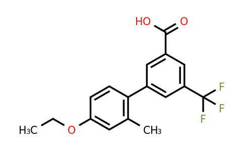 1261963-45-4 | 3-(4-Ethoxy-2-methylphenyl)-5-trifluoromethylbenzoic acid
