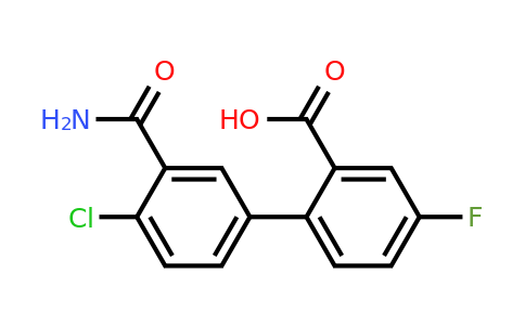 1261964-05-9 | 2-(3-Carbamoyl-4-chlorophenyl)-5-fluorobenzoic acid