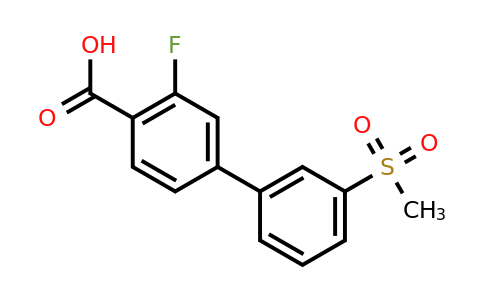 1261964-26-4 | 2-Fluoro-4-(3-methylsulfonylphenyl)benzoic acid