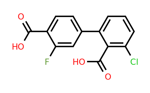 1261964-27-5 | 2-(4-Carboxy-3-fluorophenyl)-6-chlorobenzoic acid