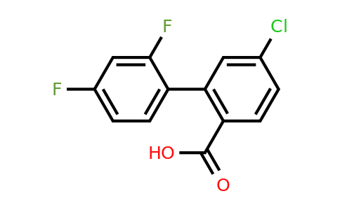 1261964-31-1 | 4-Chloro-2-(2,4-difluorophenyl)benzoic acid