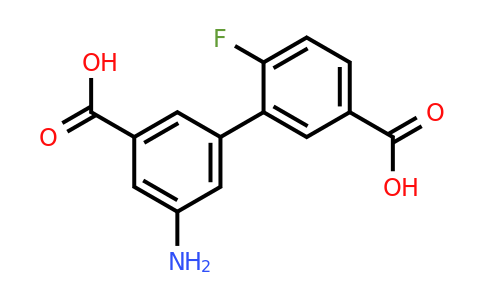 1261964-38-8 | 3-Amino-5-(5-carboxy-2-fluorophenyl)benzoic acid