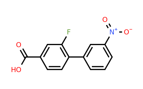 1261964-43-5 | 2-Fluoro-3'-nitro-[1,1'-biphenyl]-4-carboxylic acid