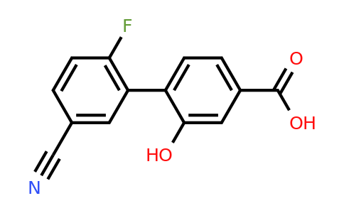 1261965-41-6 | 4-(5-Cyano-2-fluorophenyl)-3-hydroxybenzoic acid