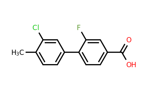 1261965-53-0 | 3'-Chloro-2-fluoro-4'-methyl-[1,1'-biphenyl]-4-carboxylic acid