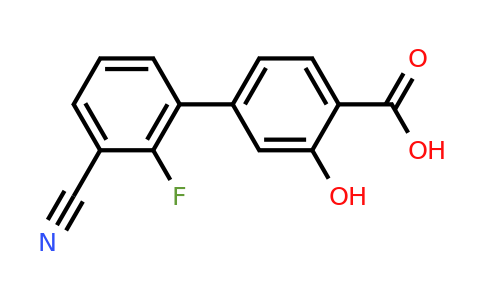 1261965-63-2 | 4-(3-Cyano-2-fluorophenyl)-2-hydroxybenzoic acid