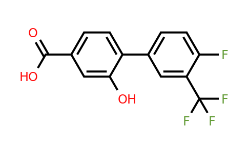 1261965-87-0 | 4-(4-Fluoro-3-trifluoromethylphenyl)-3-hydroxybenzoic acid