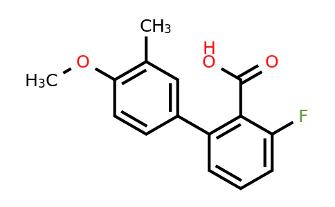 1261966-02-2 | 6-Fluoro-2-(4-methoxy-3-methylphenyl)benzoic acid
