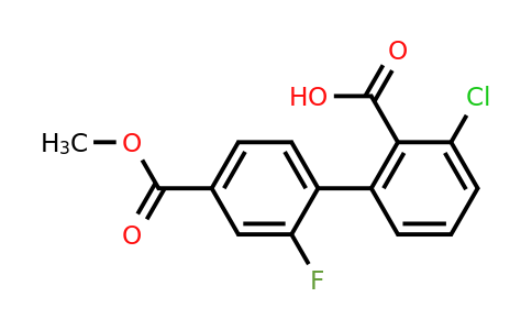 1261966-10-2 | 6-Chloro-2-(2-fluoro-4-methoxycarbonylphenyl)benzoic acid