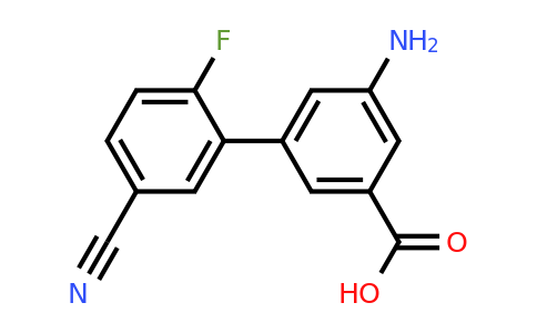 1261966-35-1 | 3-Amino-5-(5-cyano-2-fluorophenyl)benzoic acid