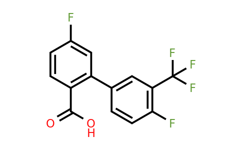 1261966-62-4 | 4-Fluoro-2-(4-fluoro-3-trifluoromethylphenyl)benzoic acid