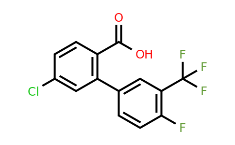 1261966-78-2 | 4-Chloro-2-(4-fluoro-3-trifluoromethylphenyl)benzoic acid