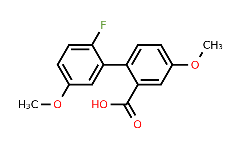 1261967-03-6 | 2-(2-Fluoro-5-methoxyphenyl)-5-methoxybenzoic acid