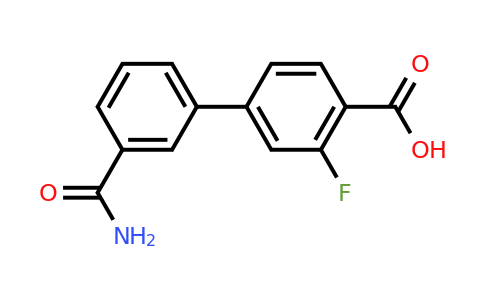 1261967-10-5 | 4-(3-Aminocarbonylphenyl)-2-fluorobenzoic acid