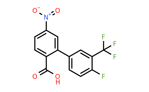 1261967-11-6 | 2-(4-Fluoro-3-trifluoromethylphenyl)-4-nitrobenzoic acid