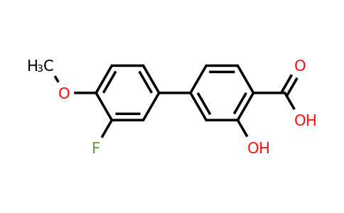 1261967-12-7 | 4-(3-Fluoro-4-methoxyphenyl)-2-hydroxybenzoic acid