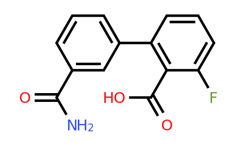 1261967-19-4 | 2-(3-Aminocarbonylphenyl)-6-fluorobenzoic acid