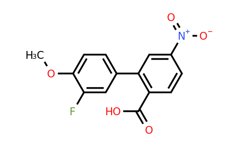1261967-23-0 | 2-(3-Fluoro-4-methoxyphenyl)-4-nitrobenzoic acid