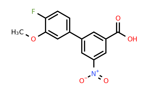 1261967-46-7 | 4'-Fluoro-3'-methoxy-5-nitro-[1,1'-biphenyl]-3-carboxylic acid