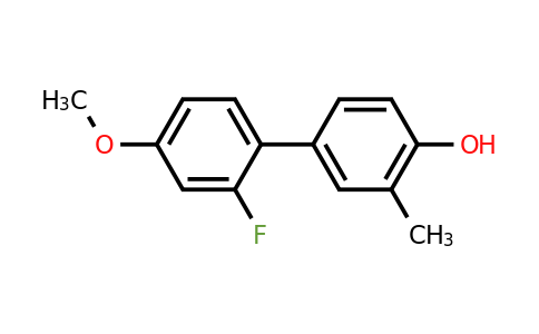 1261967-59-2 | 4-(2-Fluoro-4-methoxyphenyl)-2-methylphenol