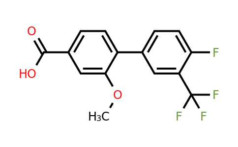 1261968-20-0 | 4-(4-Fluoro-3-trifluoromethylphenyl)-3-methoxybenzoic acid