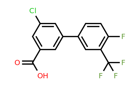 1261968-29-9 | 5-Chloro-3-(4-fluoro-3-trifluoromethylphenyl)benzoic acid