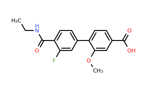 1261968-48-2 | 4-[4-(Ethylcarbamoyl)-3-fluorophenyl]-3-methoxybenzoic acid