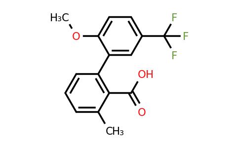 1261968-80-2 | 2-(2-Methoxy-5-trifluoromethylphenyl)-6-methylbenzoic acid
