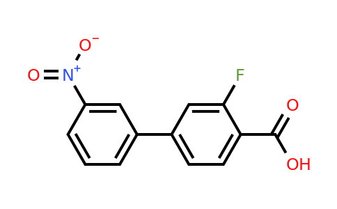 1261968-85-7 | 3-Fluoro-3'-nitro-[1,1'-biphenyl]-4-carboxylic acid