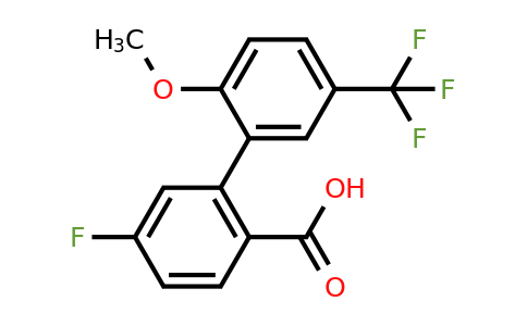 1261968-88-0 | 4-Fluoro-2-(2-methoxy-5-trifluoromethylphenyl)benzoic acid