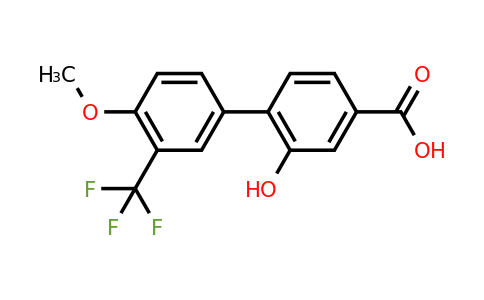 1261968-94-8 | 3-Hydroxy-4-(4-methoxy-3-trifluoromethylphenyl)benzoic acid