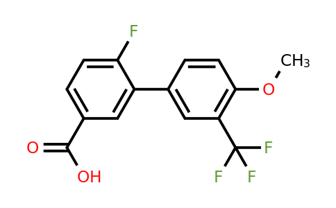 1261968-99-3 | 4-Fluoro-3-(4-methoxy-3-trifluoromethylphenyl)benzoic acid