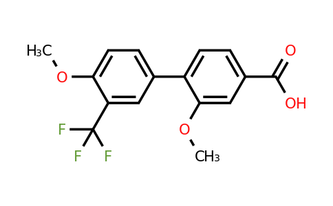 1261969-07-6 | 4-(4-Methoxy-3-trifluoromethylphenyl)-3-methoxybenzoic acid