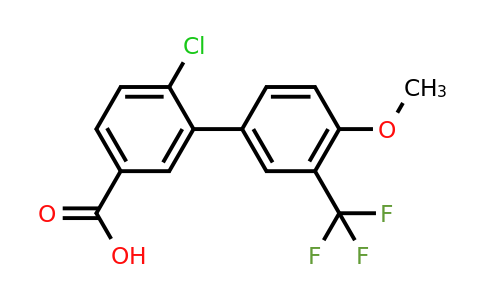 1261969-27-0 | 4-Chloro-3-(4-methoxy-3-trifluoromethylphenyl)benzoic acid