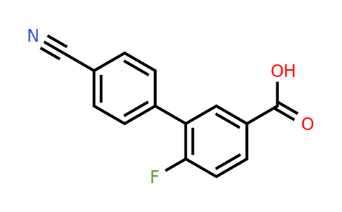 1261969-32-7 | 3-(4-Cyanophenyl)-4-fluorobenzoic acid
