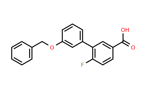 1261969-34-9 | 3-(3-Benzyloxyphenyl)-4-fluorobenzoic acid