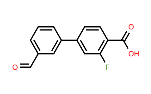 1261969-35-0 | 2-Fluoro-4-(3-formylphenyl)benzoic acid