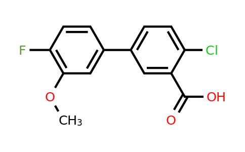 1261969-39-4 | 2-Chloro-5-(4-fluoro-3-methoxyphenyl)benzoic acid