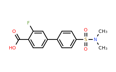 1261969-42-9 | 4-(4-N,N-Dimethylsulfamoylphenyl)-2-fluorobenzoic acid